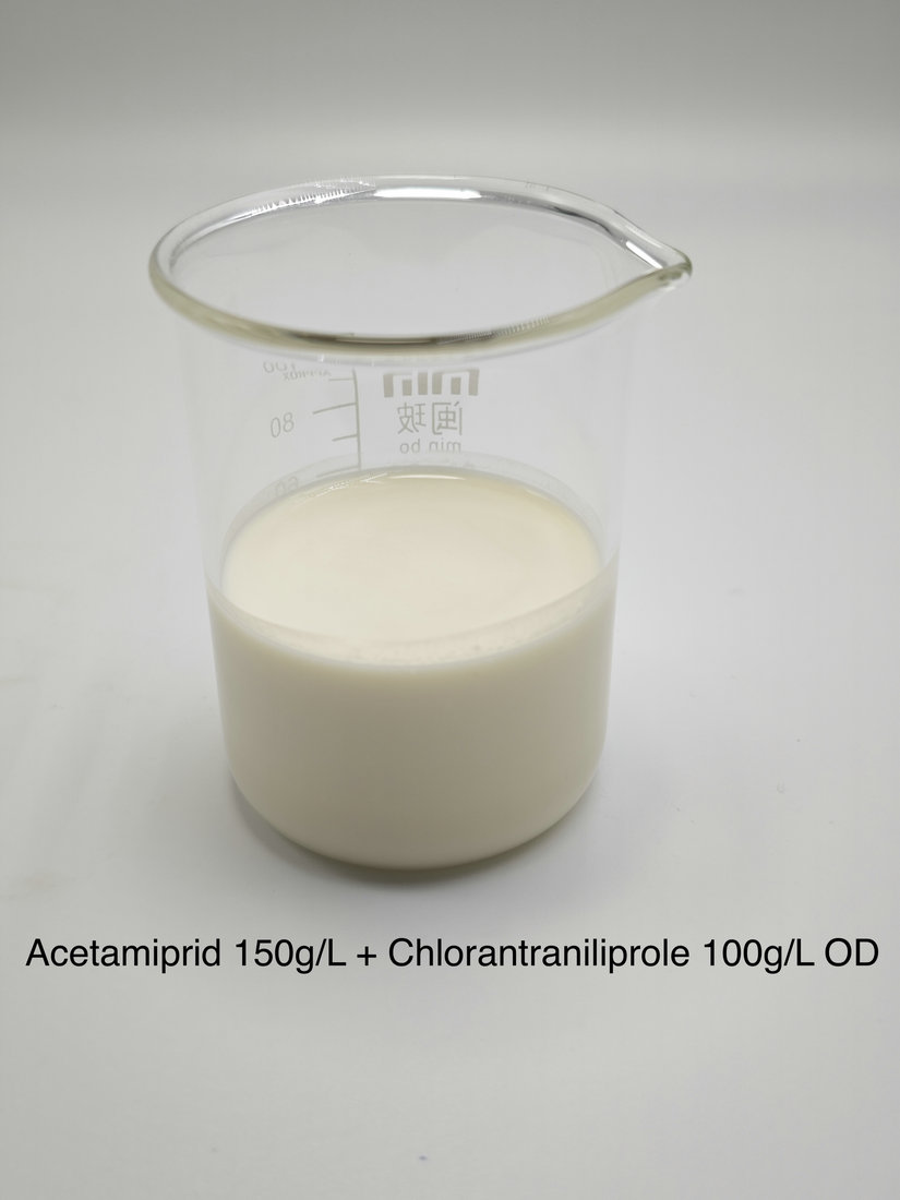 Acetamiprid 150g/L + Chlorantraniliprole 100g/L OD